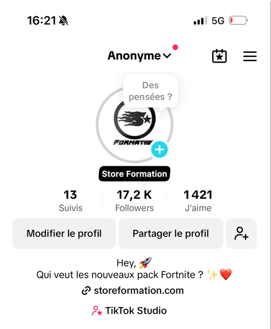 TikTok a 10.000 Abonnés