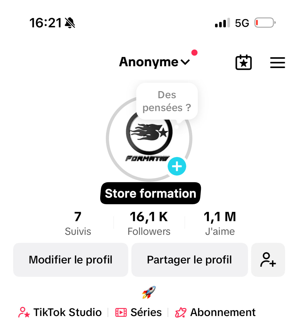 TikTok a 10.000 Abonnés